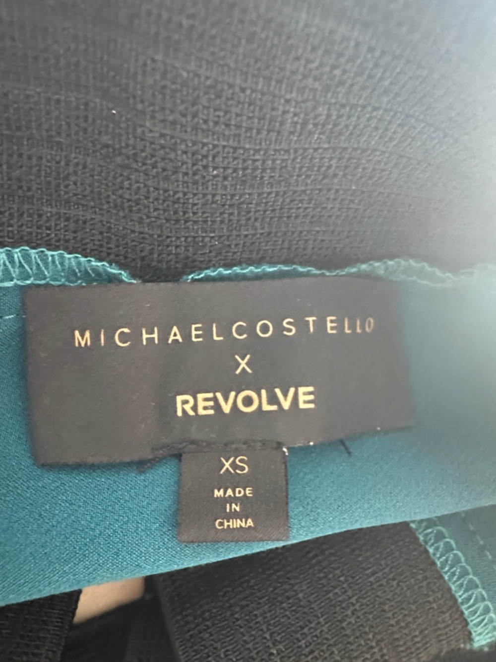 Michael Costello x REVOLVE Elaine Midi Dress in Teal size XS - Picture 5 of 5